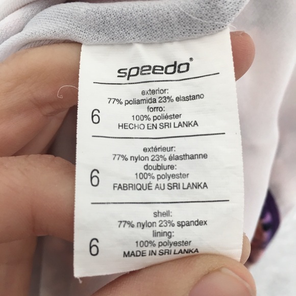 Speedo one piece swimsuit size 6 - Picture 6 of 8